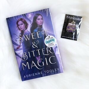 NEW SIGNED Exclusive Owlcrate Sweet & Bitter Magic Hardcover Book & Pin